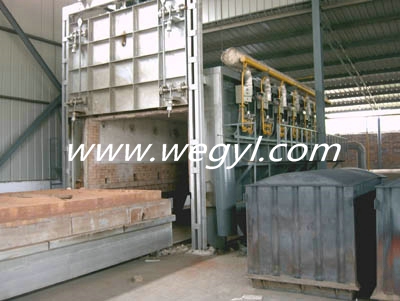 节能型全纤维台车式燃气炉